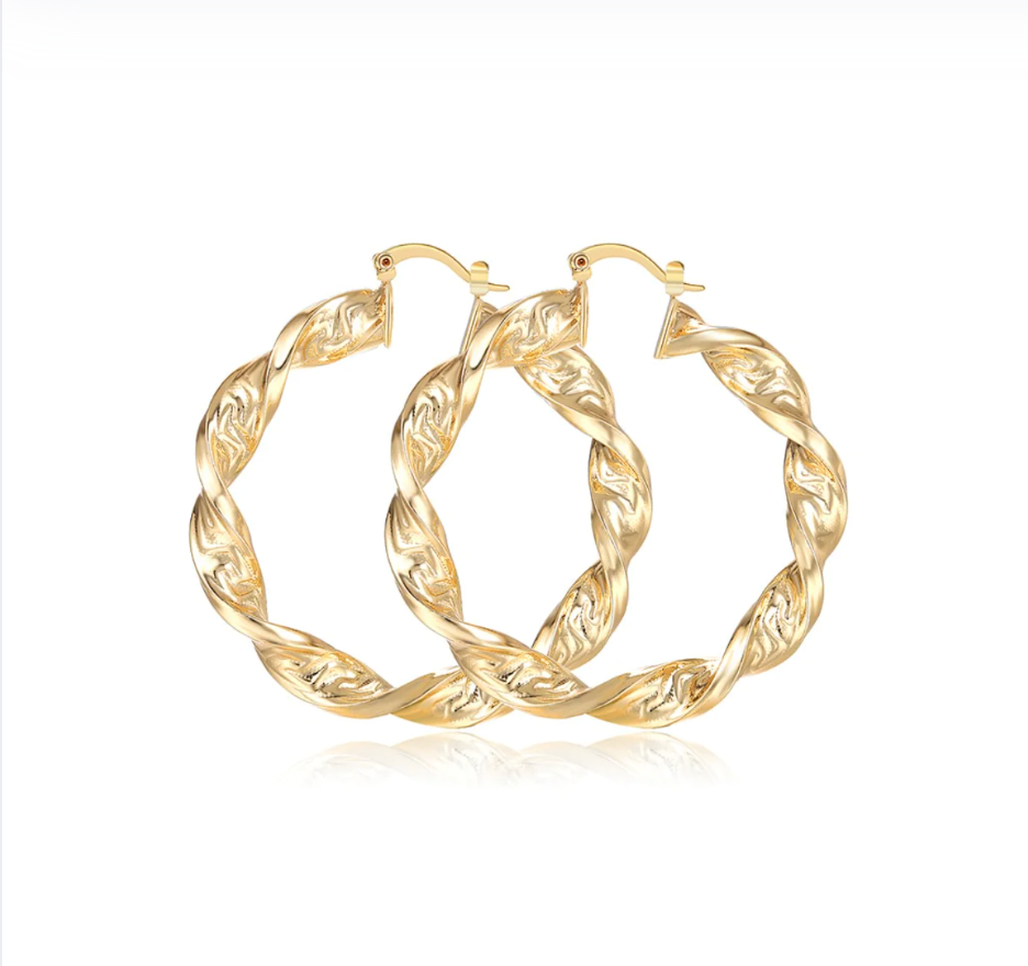 Great Wall Hoop Earrings