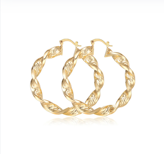 Great Wall Hoop Earrings