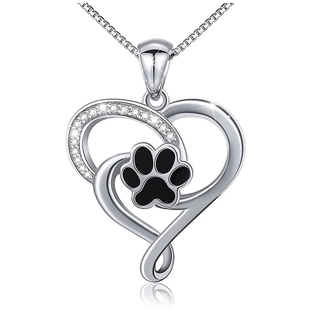 Dog Footprints Necklace