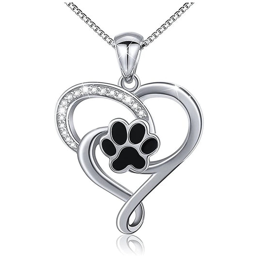 Dog Footprints Necklace