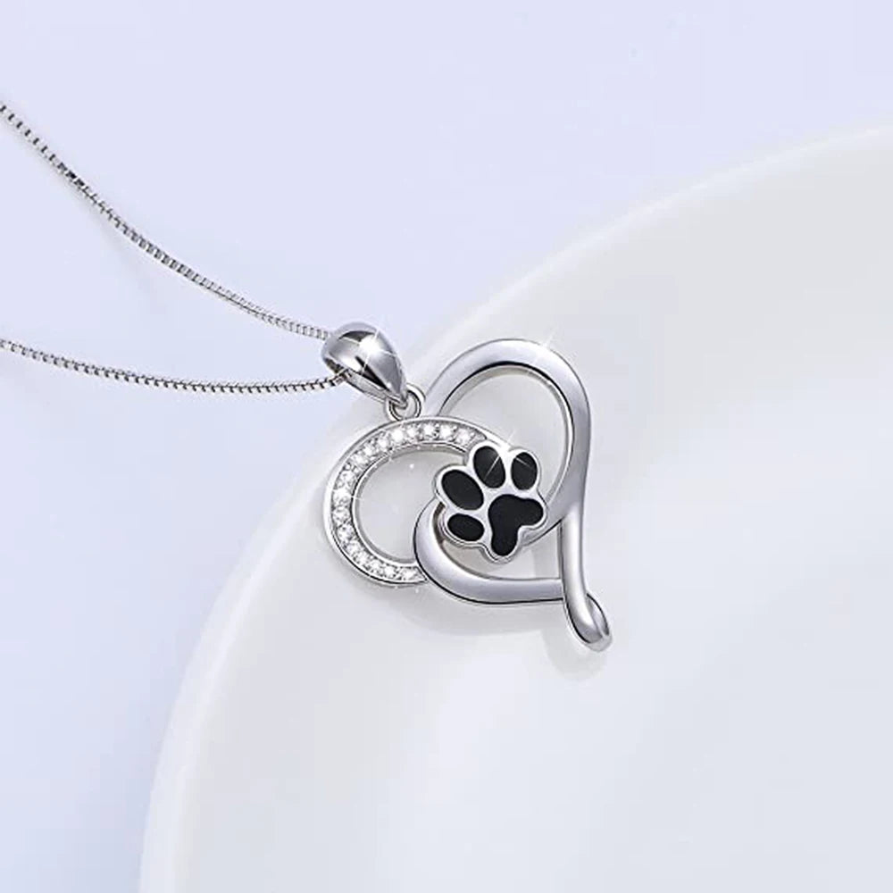 Dog Footprints Necklace